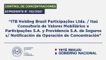 La Dirección de Investigación emitió parecer sobre la operación de concentración del Expediente N° 102/2021