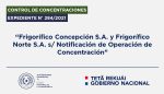 La Dirección de Investigación emitió parecer sobre la operación de concentración del Expediente N° 284/2021