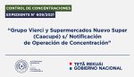 La Dirección de Investigación emitió su parecer sobre la operación de concentración del Grupo Vierci y Supermercados Nuevo Super (Caacupé)