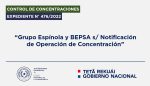 Inició primera etapa de análisis de la concentración del Expediente N° 476/2022