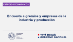 La CONACOM realiza una encuesta a gremios y empresas de la industria y producción